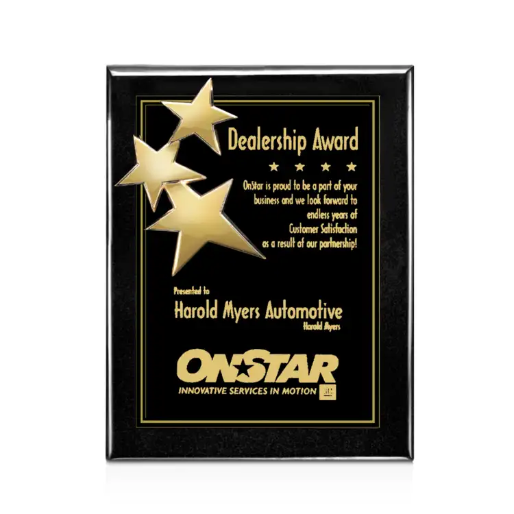 Constellation Plaque - Black/Gold 8 x 10 in