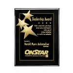 Plaque Constellation - Noir/Or 9 x 12 po