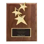 Plaque Constellation - Noyer/Or 8 x 10 po