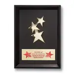 Plaque Constellation encadrée - Noir/Or