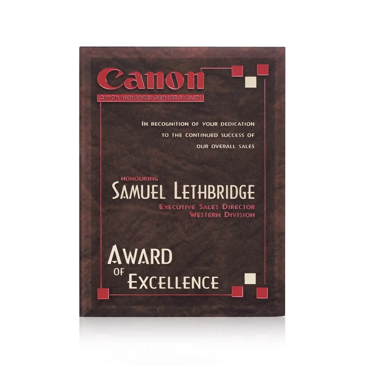 Dunsmore Plaque - Brown #2
