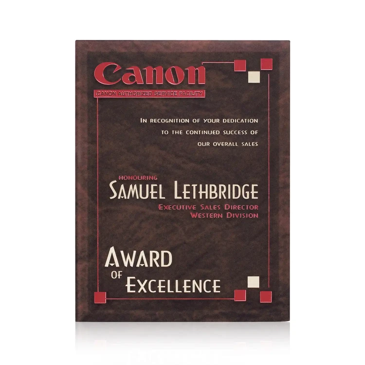 Dunsmore Plaque - Brown #3