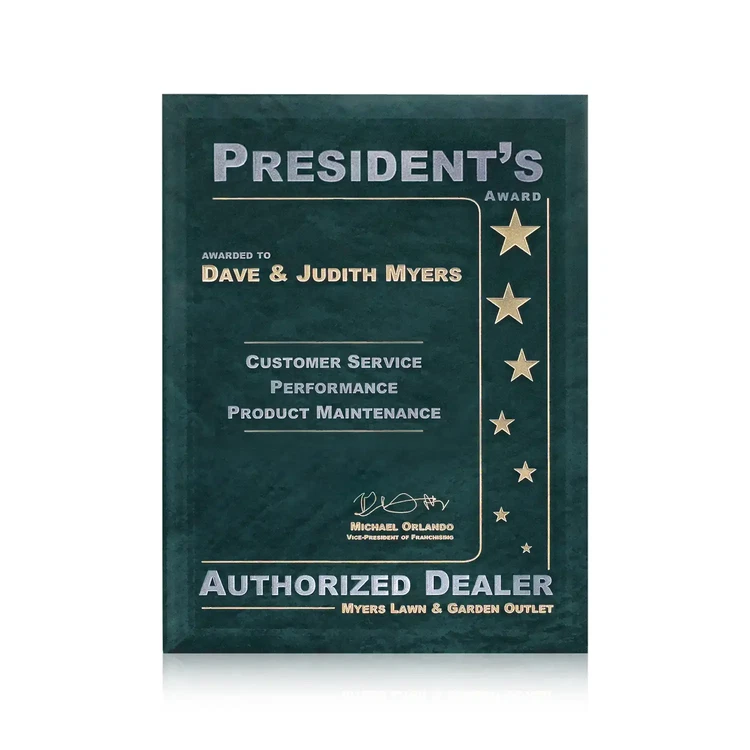 Dunsmore Plaque - Green #2