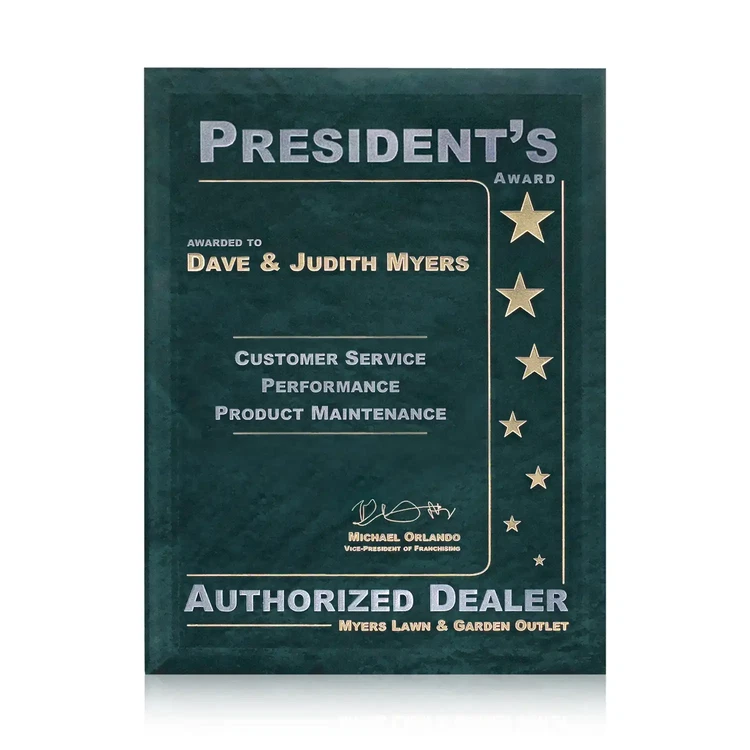 Dunsmore Plaque - Green #4