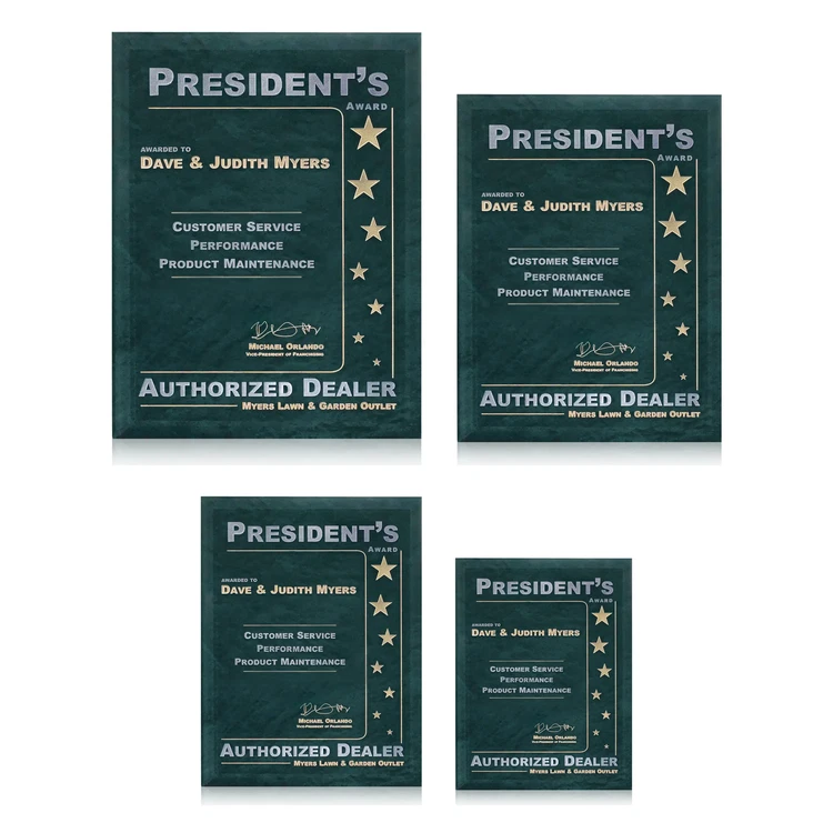 Dunsmore Plaque - Green