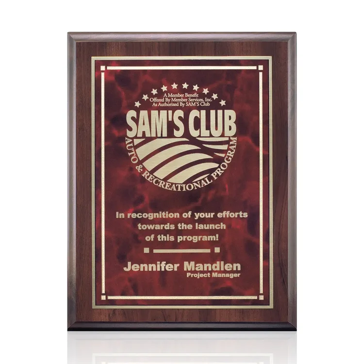 Farnsworth Contempo - Cherry Finish Plaque #2