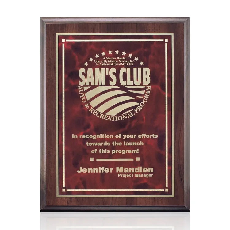 Farnsworth Contempo - Cherry Finish Plaque #3