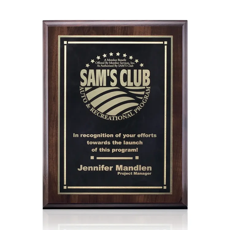 Farnsworth Contempo - Cherry Finish Plaque #8