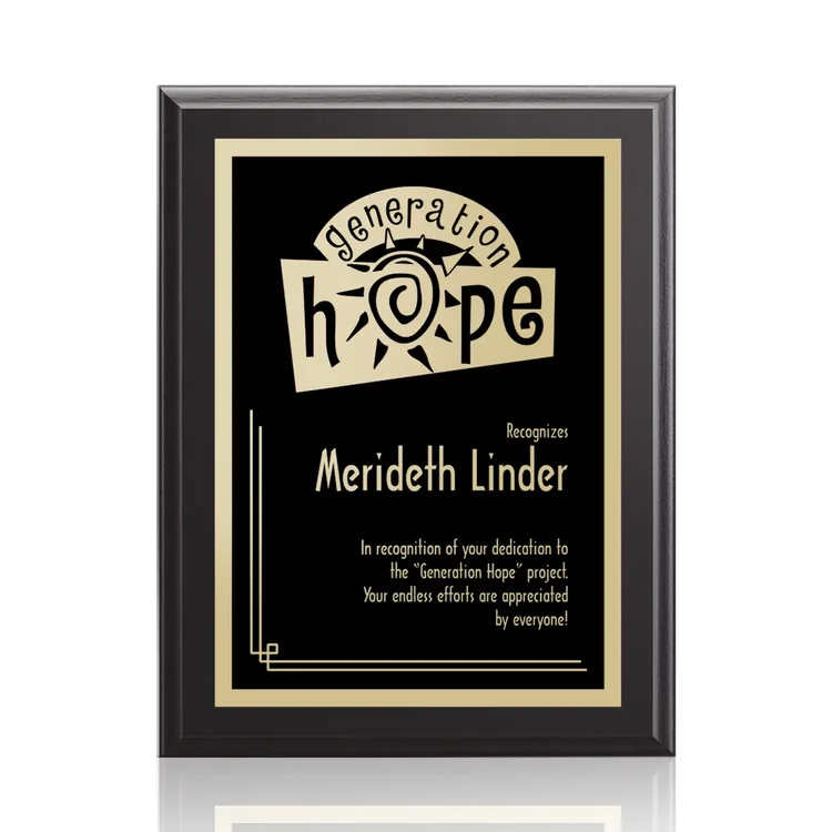 Farnsworth Simplicity - Black Finish Plaque #8