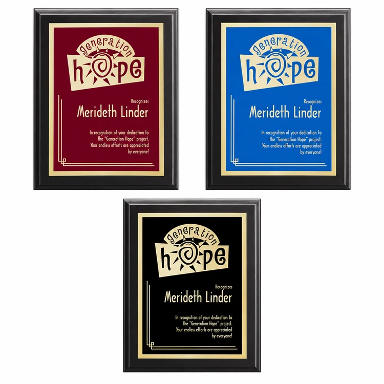 Farnsworth Simplicity - Black Finish Plaque