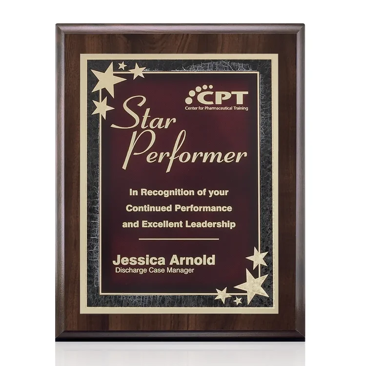 Farnsworth Starburst - Cherry FInish Plaque #4