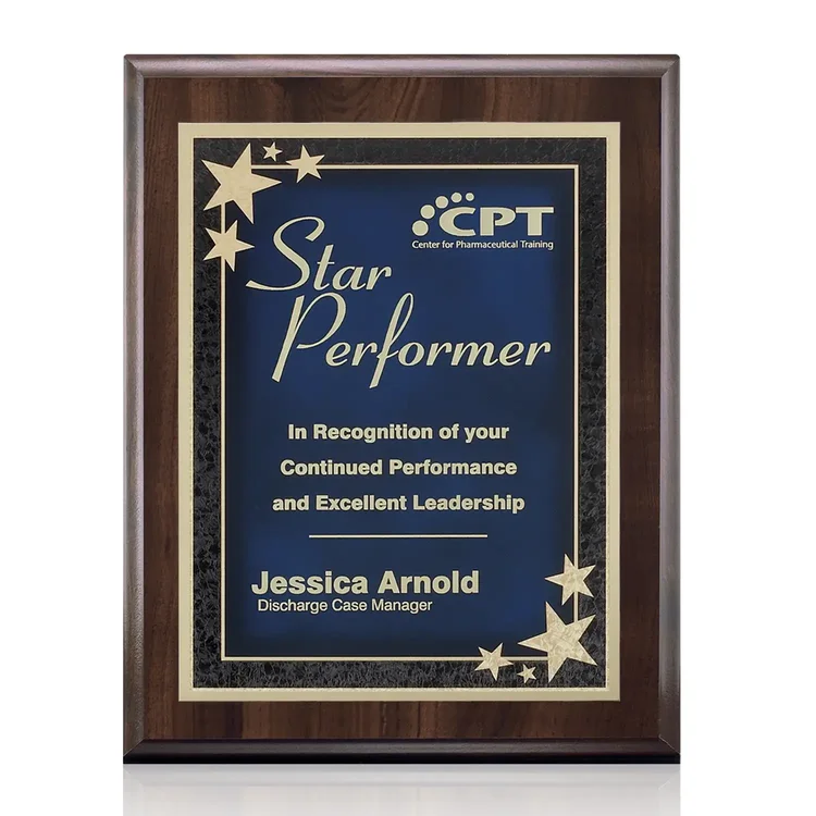 Farnsworth Starburst - Cherry FInish Plaque #7