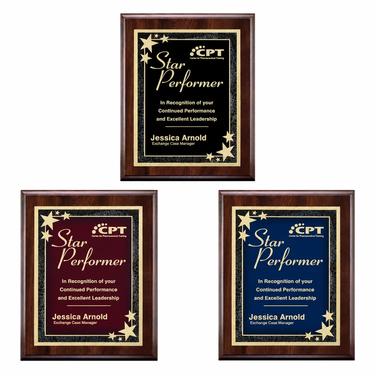 Farnsworth Starburst - Cherry FInish Plaque