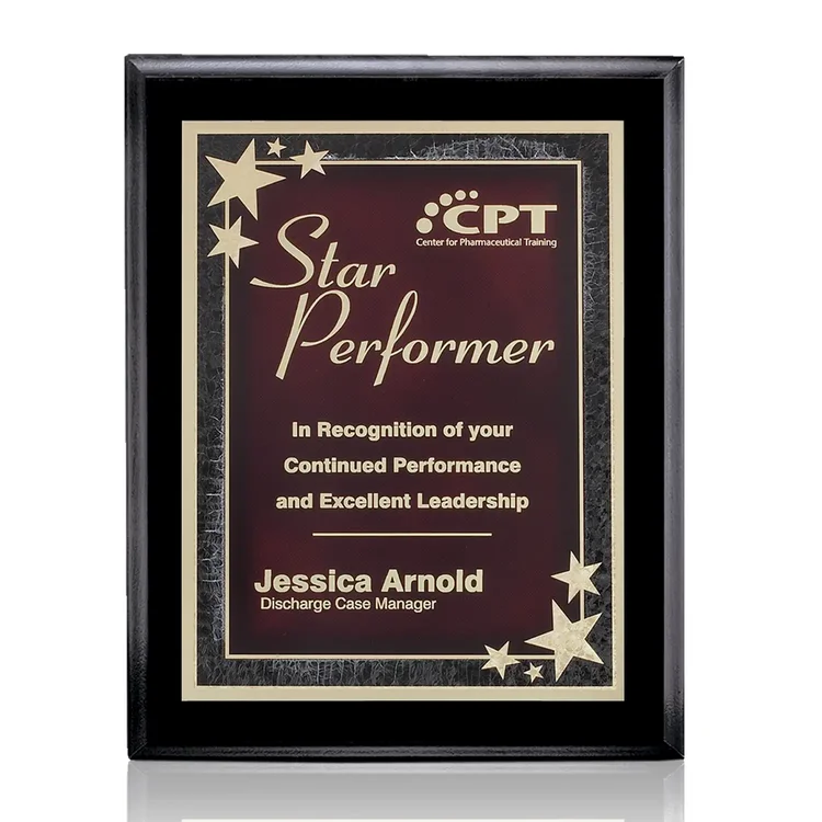 Farnsworth Starburst - Black Finish Plaque #4