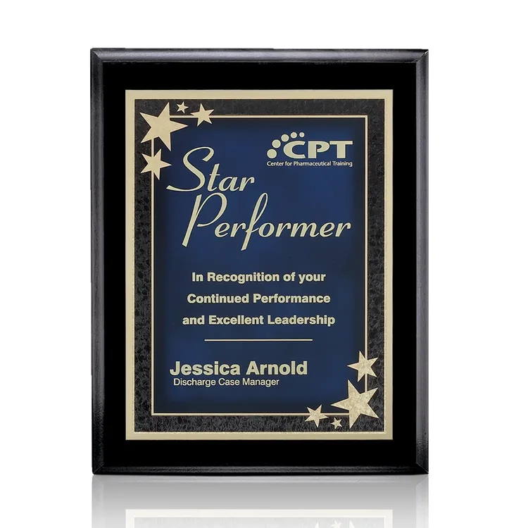 Farnsworth Starburst - Black Finish Plaque #5