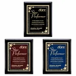 Plaque Farnsworth Starburst - Fini noir