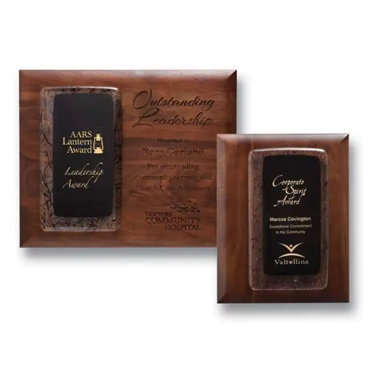Fusion Walnut Plaque #3
