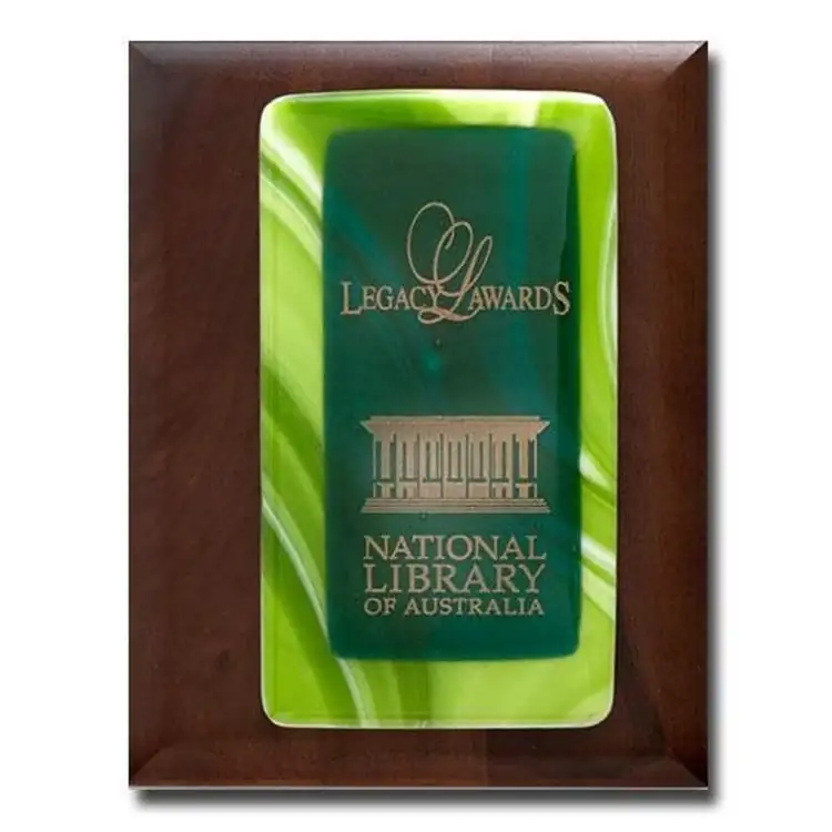 Fusion Walnut Plaque #4