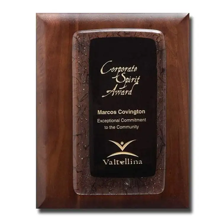 Fusion Walnut Plaque #6