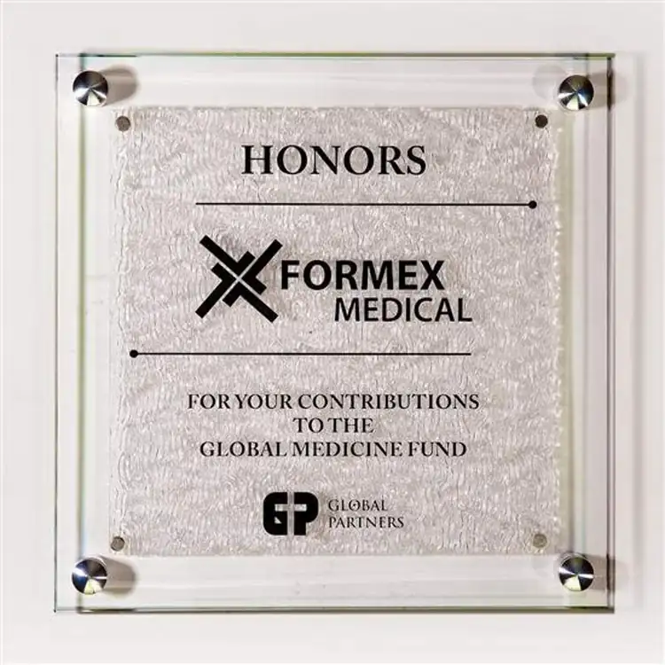 Plaque Fusion - Verre Starfire #3