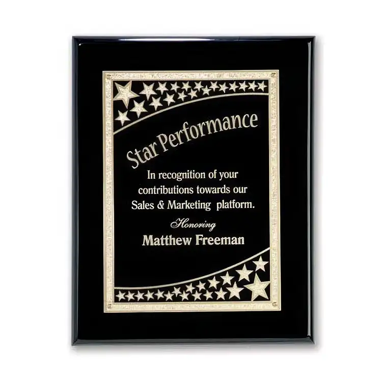 Galaxy Plaque - Black 8 x 10 in