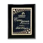 Plaque Galaxy - Noir/Bleu 8 x 10 po