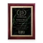 Plaque Gemstone en bois de rose - Bois de Rose/Verdi 8 x 10 po