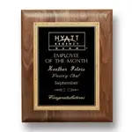 Plaque Gemstone en noyer - Noyer/Black Elegance 8 x 10 po