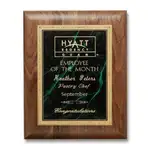 Plaque Gemstone en noyer - Noyer/Verdi 8 x 10 po