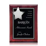 Plaque Hollister - Bois de Rose/Chrome 9 x 12 po