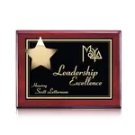 Plaque Hollister - Bois de Rose/Or 8 x 10 po