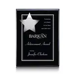 Plaque Hollister - Noir/Chrome 7 x 9 po