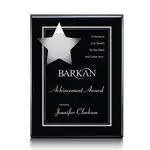 Plaque Hollister - Noir/Chrome 9 x 12 po