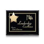 Plaque Hollister - Noir/Or 7 x 9 po
