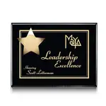 Plaque Hollister - Noir/Or 9 x 12 po