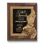 Plaque Leadership - Noyer/Or