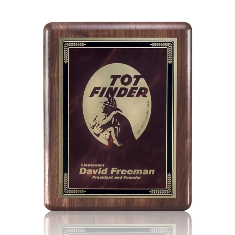 Plaque Maitland Cardinal - Fini noyer #3