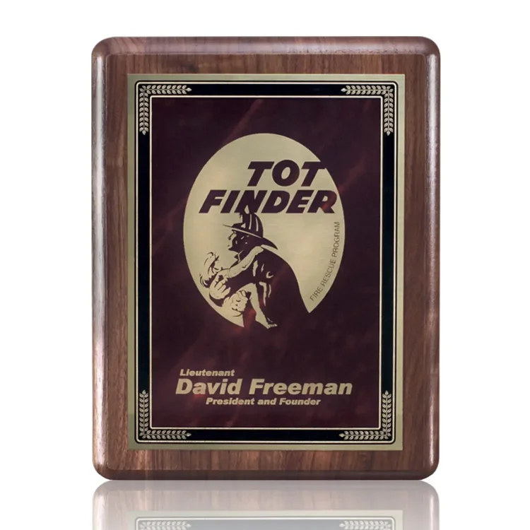 Plaque Maitland Cardinal - Fini noyer #4