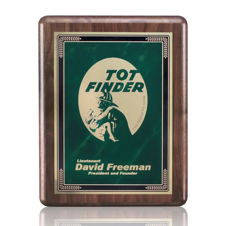 Plaque Maitland Cardinal - Fini noyer #7