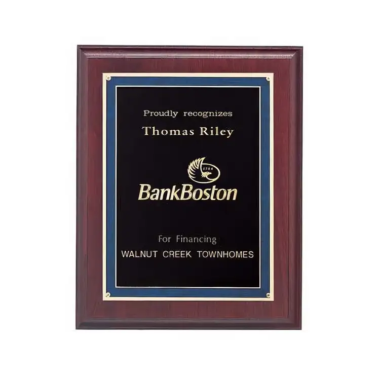 Marble Essence Plaque - Mahogany 7 x 9 in