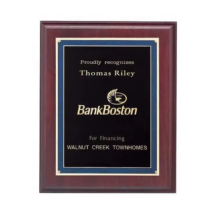 Marble Essence Plaque - Mahogany 8 x 10 in