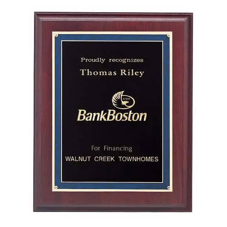 Marble Essence Plaque - Mahogany 9 x 12 in