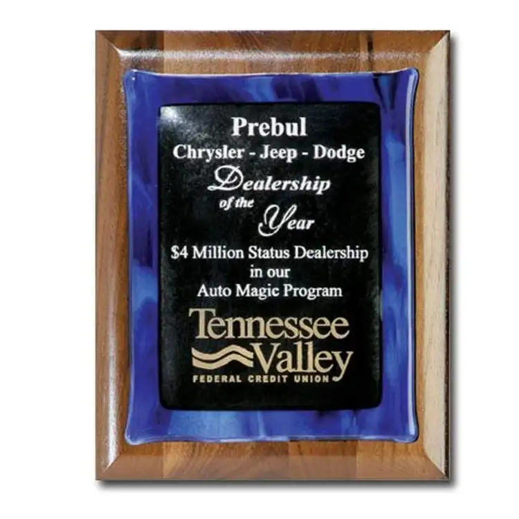 Metallic Fusion Plaque - Blue #2