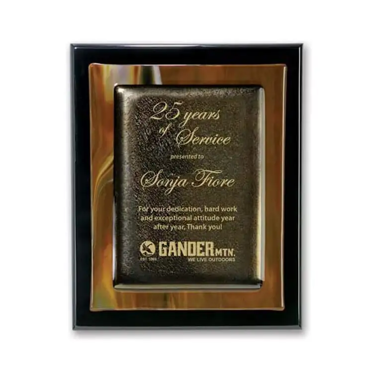 Metallic Fusion Black Plaque #11