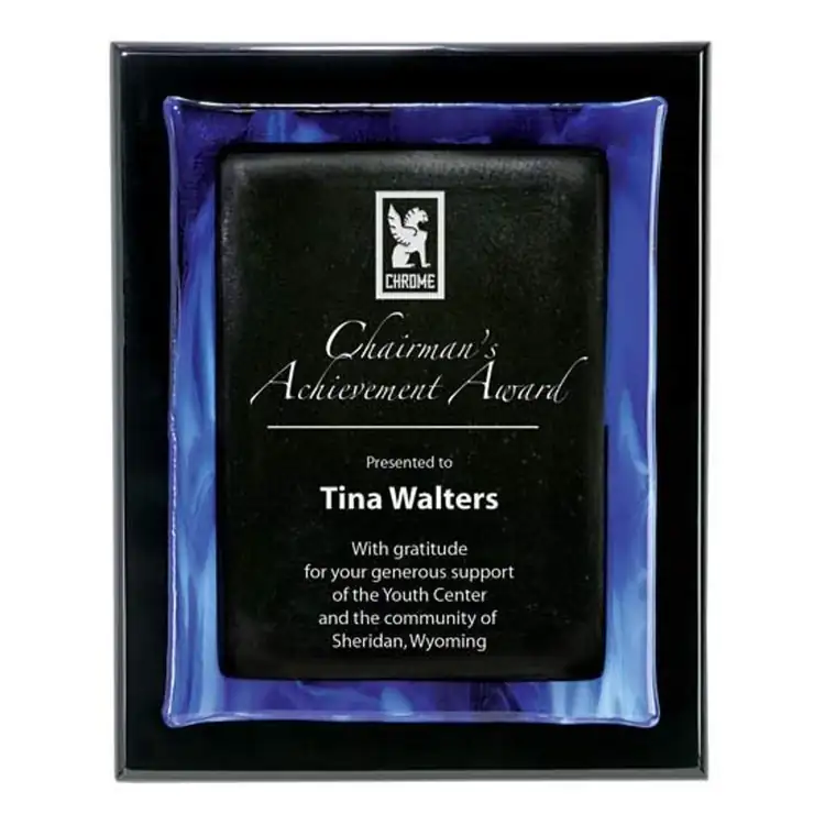 Metallic Fusion Black Plaque #3