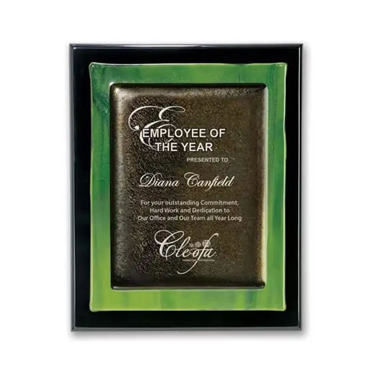 Metallic Fusion Black Plaque #5