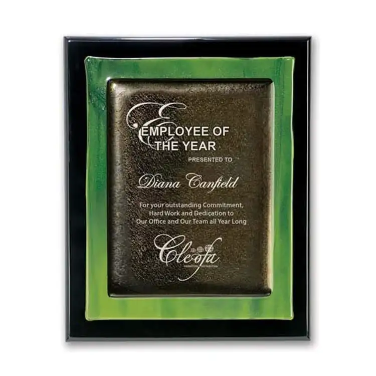 Metallic Fusion Black Plaque #6
