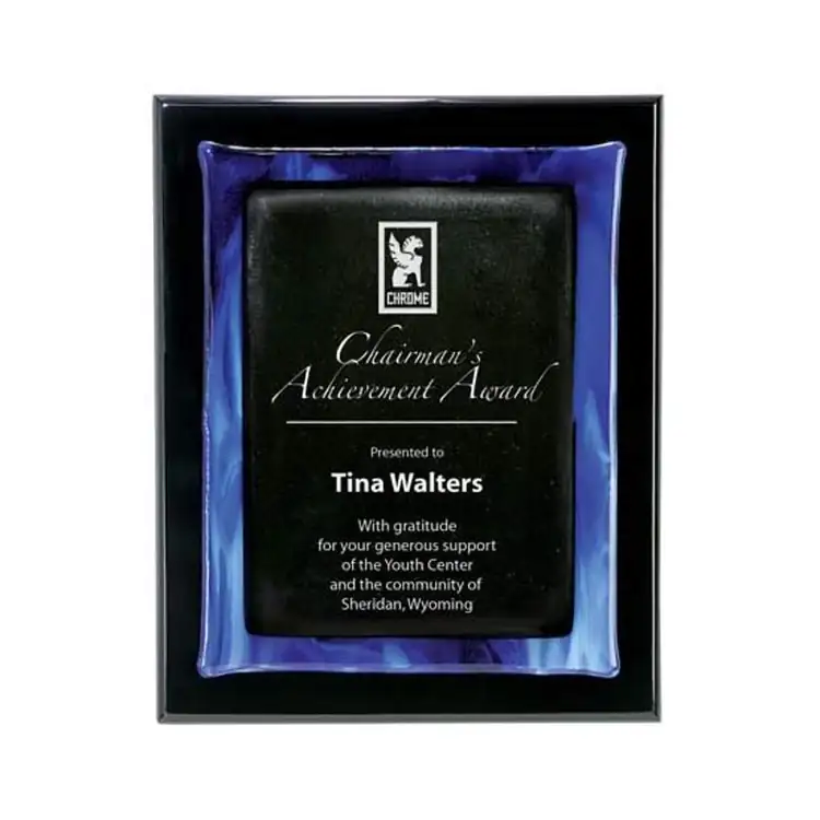 Metallic Fusion Black Plaque #8