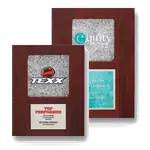 Plaque Mica multicolore avec médaillon carré
