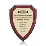 Plaque Montague Everett - Bois de rose et Or